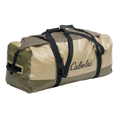 cabela's waterproof duffel bag.